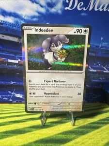 Indeedee 2023 Scarlet & Violet 153/198 NM Holo Pokemon Card - Picture 1 of 2