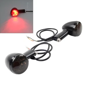 Smoke Rear Turn Signal Integrated Light For Harley XL883 XL1200 Sportster 92-22 - Picture 1 of 16