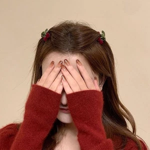 Velvet Hair Claw Korean Style Headwear Female Hair Accessories Flower Hair Clip - Picture 1 of 12