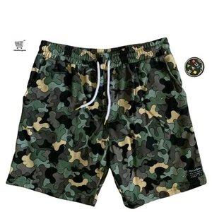 Maui and Sons Men's Size XL Bubble Print Sweat Fleece Adult Camo Shorts New - Picture 1 of 9