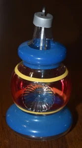 1940's Premier Double Indented Railroad Lantern Christmas Ornament unsilvered - Picture 1 of 2