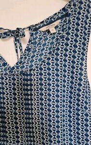 Fat Face Teal pattern dress size 16, Hardly Worn,  Excellent Condition