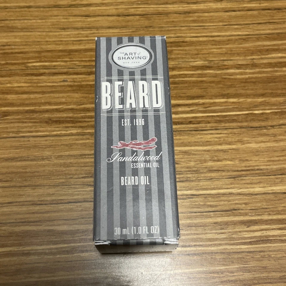 Aceite para barba The Art Of Shaving - Sándalo 30 ml/1 oz cuidado de la piel para hombres sellado manso Foto 1 de 4