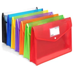 Plastic File Folders, Waterproof Transparent Expandable File Organiser - Port... - Picture 1 of 8