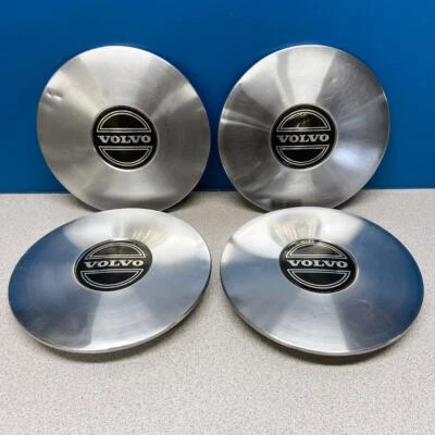 1985-1990 Volvo 740/760 Series # 70156 14" ou 15" tampas de centro de roda CONJUNTO FABRICANTE DE EQUIPAMENTO ORIGINAL/4 - Imagem 1 de 4