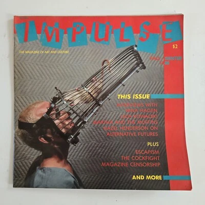 Impulse Magazine Toronto Art Culture Fall Winter 1980 Vintage Nina Hagen Censor - Image 1 of 4