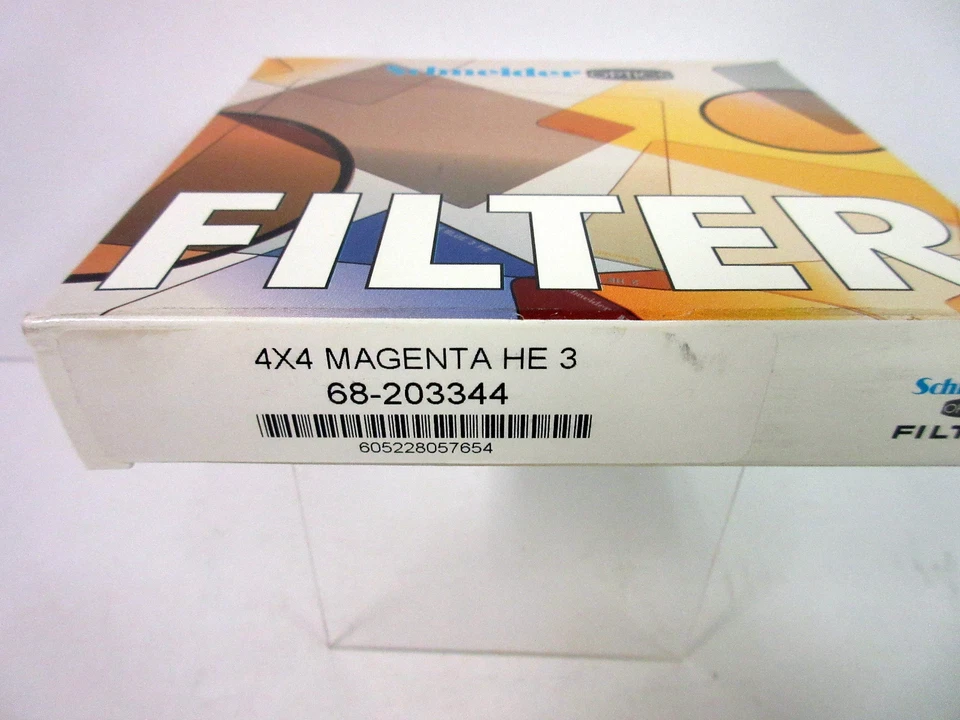 New Schneider Optics Magenta Hard Edge 3 Graduated Filter MFR #68-203344 - Image 1 of 4