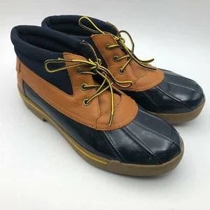 Lands End Kids Girls Size 6M Duck Ankle Boots Shoes Rubber Suede O5 - Picture 1 of 12