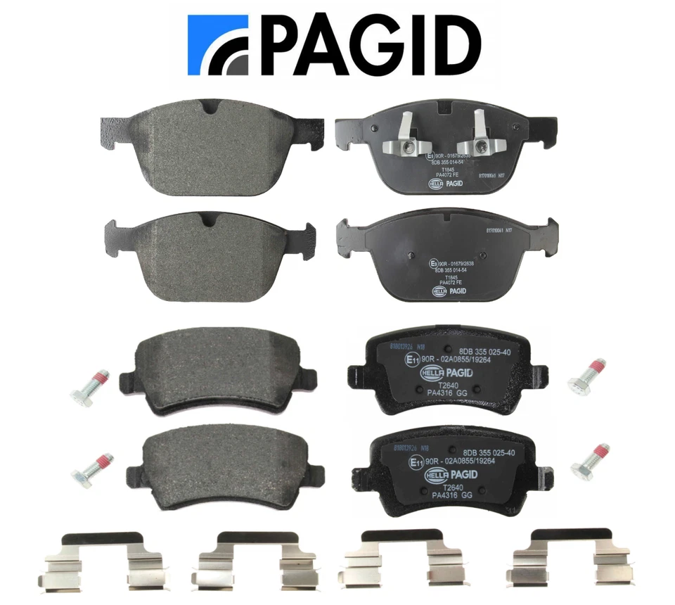 Front Brake Pad & Rear Brake Pad Set OEM Pagid for Volvo XC60 T6 / R 10-15 - Image 1 of 1