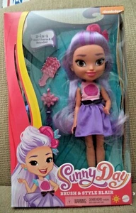 SUNNY DAY BRUSH & STYLE BLAIR 2 in 1 DOLL FBN74 *NEW* - Picture 1 of 3