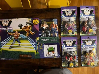 Mattel Masters of the WWE Universe Grayskull Mania CENA HHH STING BALOR WARRIOR Foto 1 de 4