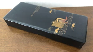 Antique Lacquered wooden box Maki-e Meiji Taisho Edo period 19.1×8.1 inch Japan - Picture 1 of 20