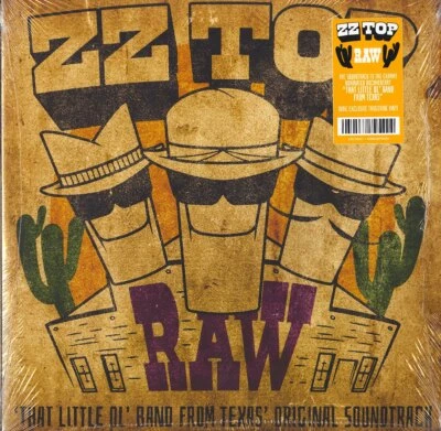 ZZ Top, RAW, LIVE, Original Soundtrack, Tangerine Vinyl, NEW Record, Limited Ed - Image 1 of 2