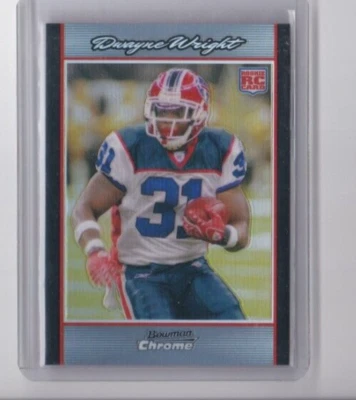 DWAYNE WRIGHT 2007 BOWMAN CHROME REFRACTOR PARALLEL ROOKIE CARD-SHIPS FREE - Image 1 of 4