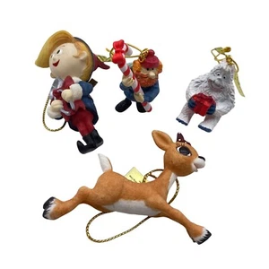 Rudolph & Island of Misfit toys Christmas ornaments Enesco Hermey Clarice 2003 - Picture 1 of 10
