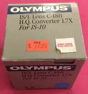 Olympus IS/L C180 H.Q. Konverter Objektiv 1,7X für IS-10 Tele 180 mm Zoom KAMERA - Bild 1 von 7