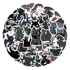 Cómo entrenar a tu dragón sin dientes conjunto de 50 pegatinas surtidas juego de calcomanías - Imagen 1 de 1