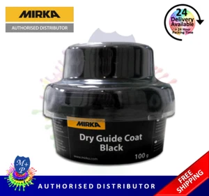 Mirka 100g schwarz Trockenführung Mantel Power, um Unvollkommenheiten & Kratzer auf Farbe zu zeigen - Bild 1 von 3