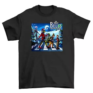 Jingle Bell Road T-Shirt - Beatlemania meets Christmas Cheer! Lustiges Unisex Design - Bild 1 von 46