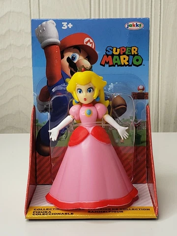 Nintendo Super Mario Princess Peach 2.5" Figure Jakks Collectible Toy Cover