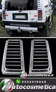 Cover cornici adesive fanali posteriori in abs cromo Hummer H2 2002-2010 - Imagen 1 de 4