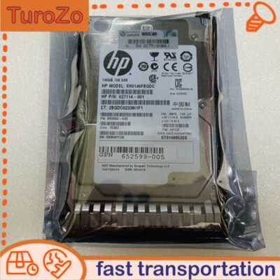 EH0146FCBVB HP 652625-001 146GB 6G SAS 15K 2.5" SC HARD DRIVE G8 G9 - Image 1 of 4
