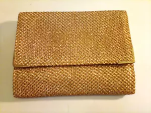 Vintage Gold Tone Purse By Menestrier/Paris - Picture 1 of 6
