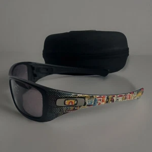 OAKLEY HIJINX ART CHANTRY BLACK WITH GREY SUNGLASSES 12-771 LIMITED RARE - Picture 1 of 8