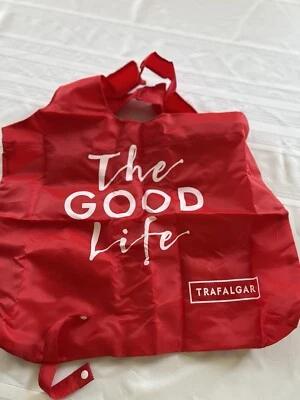 Vinyl Trafalgar Shoulder Bag Tote Messenger Red Carry on Travel - Image 1 of 2