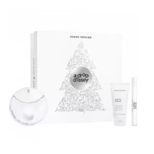 ISSEY MIYAKE A Drop D'issey EDP Spray 3oz Gift Set w/ Hand Cream - Floral, Rose, - Picture 1 of 1