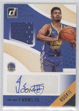 2018-19 Panini Donruss Material Signatures /99 Jacob Evans III Rookie Auto RC