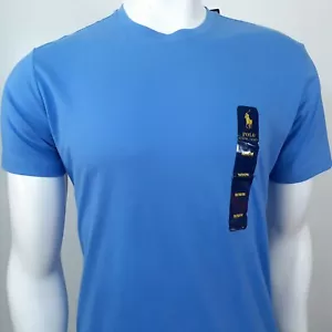 Polo Ralph Lauren uomo PL86SF blu girocollo manica corta pullover maglietta taglia M - Foto 1 di 10
