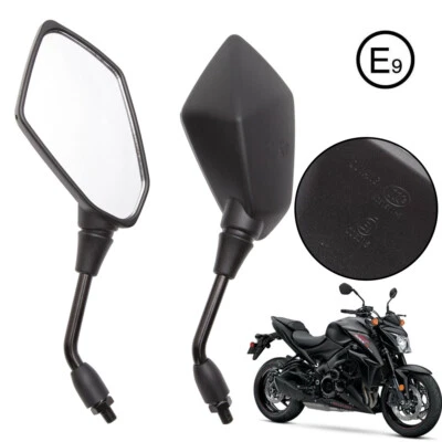 For Yamaha MT09 MT07 MT03 MT125 900 Tracer 10mm Motorcycle Rear View Side Mirror - Image 1 of 4