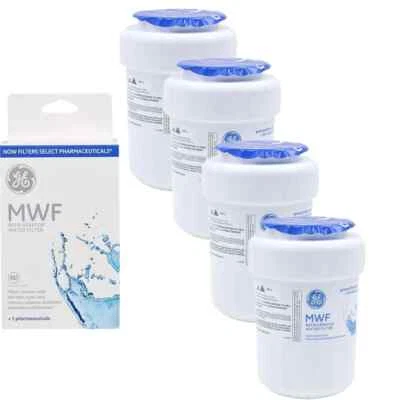 4 Pk Genuine GE MWF GWF 46-9991 MWFP Smartwater Fridge Water Filter FREESHIP - Image 1 of 4