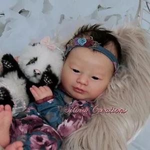 Laila Awake *Realborn ~ 18" Original Reborn Doll Kit/COA ~ por Bountiful Baby - Imagen 1 de 12