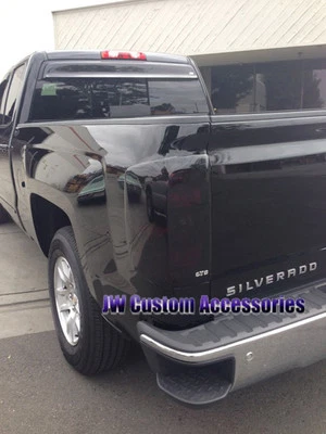 Fits 14-18 Chevrolet Silverado 1500 GTS Acrylic Smoke Taillight Covers GT4993 - Image 1 of 4