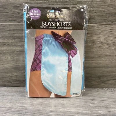 Libro de Cuentos Sombrerero Loco Niño Pantalones Cortos Disfraz Adulto Estándar 846473 Azul Púrpura Foto 1 de 4