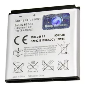 NOWY Oryginalny akumulator Sony Ericsson BST-38 W995I W980I K770I K850 S302 W706I F100 - Zdjęcie 1 z 1