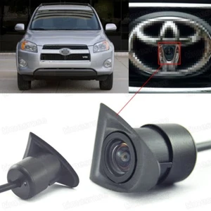 HD CCD Car Front View Camera Logo Embedded for Toyota RAV4 2007-2012 08 09 10 11 - Picture 1 of 8