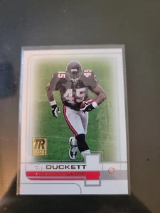 2002 Topps Reserve #132 T.J. Duckett Rookie Football Karte /999 - Bild 1 von 2
