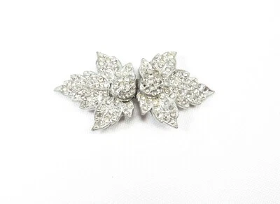Art Deco Rhinestone Belt Buckle Dress Clasp  1920s - Image 1 of 4