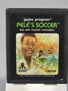 Pele's Soccer Atari 2600 Game Program 1980 Cartridge Only Vintage - Picture 1 of 7