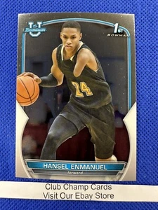 2023 #52 Hansel Enmanuel Bowman University Chrome 1st Basketball - Bild 1 von 2