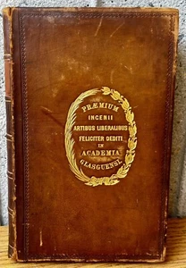 Antique Whaling Book The Whale and His Captors Henry Cheever 1850 London Leather - Picture 1 of 10