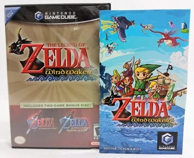 The Legend of Zelda The Wind Waker Ocarina of Time Master Quest Double GameCube - Image 1 of 4