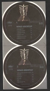 Etiqueta álbum "Wings Greatest" 1978 Paul McCartney and Wings, capital Canadá - Imagen 1 de 3