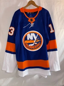 Authentic New York Islanders Adidas Matt Barzal Hockey Trikot Herren 54 blau NEU - Bild 1 von 6