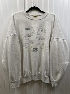 Vintage 90s It’s Hard Being A Dick Crewneck Sweatshirt Men’s Boxy Medium Funny - Bild 1 von 6