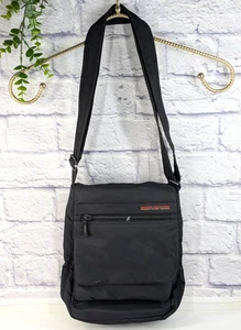 🇧🇪Hedgren Crossbody Travel Bag Black Multi-Compartments Zip Belgium Purse - Picture 1 of 16