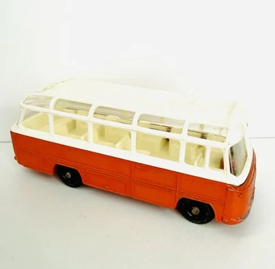 Matchbox 1970 Lesney No.68 Mercedes Coach Bus Orange England Antique Original - Image 1 of 4